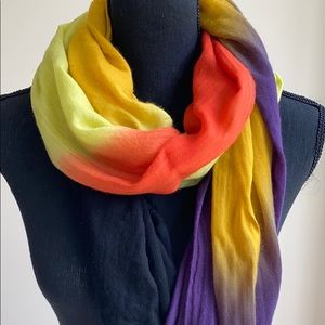 Tie Dye Summer Scarf in super light cotton